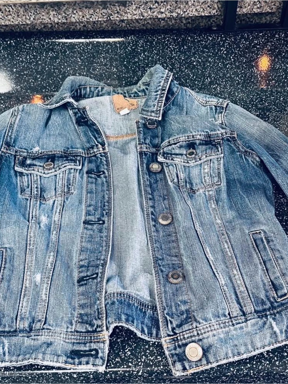 American Eagle Outfitters Light Blue Denim Jacket